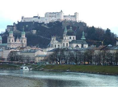 Salzburg Sicht Burg